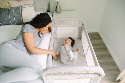 The Arm's Reach® Clear-Vue™ Co-Sleeper® was conceived to allow maximum visibility so you can see your baby at all times. It allows you and your baby to sleep comfortably next to each other from the moment your baby arrives. It enables you to reach over and draw your baby close for feeding, comforting and bonding. This bassinet also has the convenience of a large attached storage basket. The Clear-Vue™ Co-Sleeper® brand bassinet is the ideal sleep solution for any concerned parent.