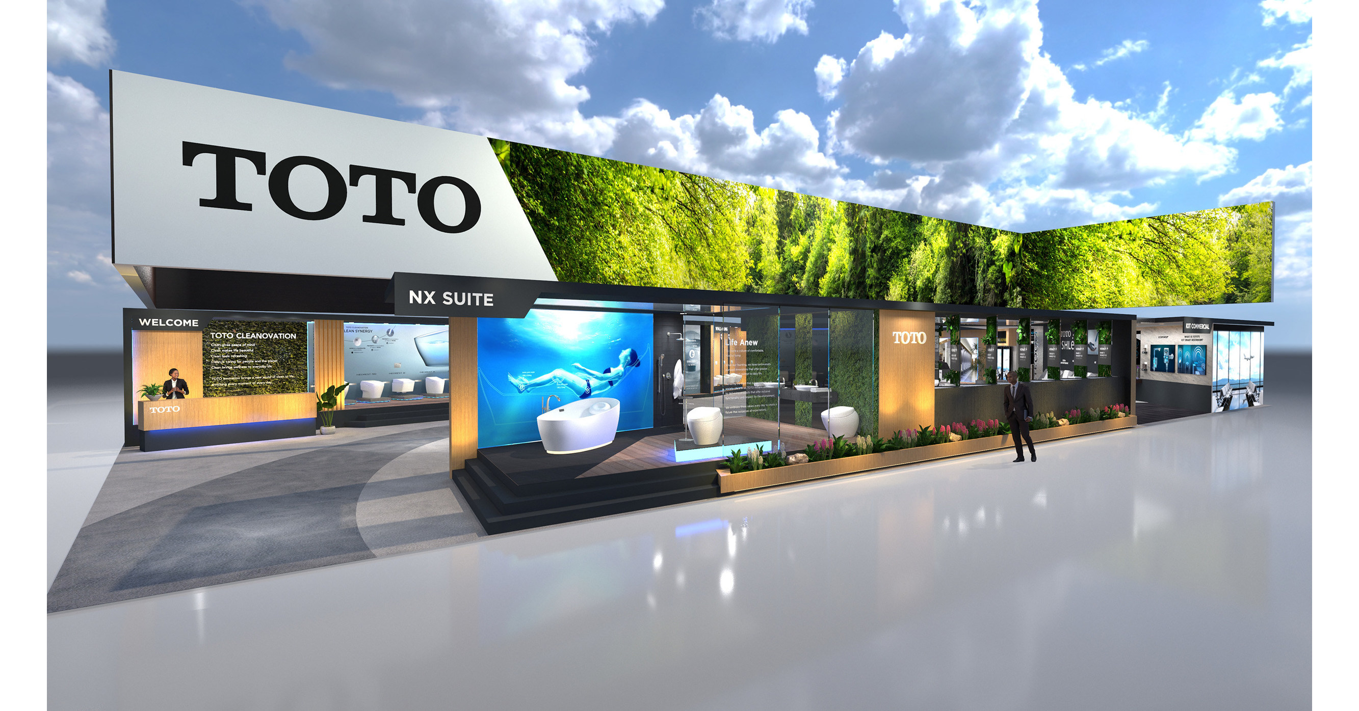 At Kbis 22 Toto Showcases Innovative Products And Technologies For Cleaner Healthier Living In Award Winning Virtual Showroom And Hybrid Digital Booth