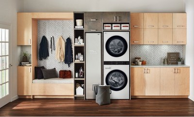 LG is reinventing the laundry room with the sleek, intelligently designed LG WashTower and Styler so that homeowners can save space while getting the best in fabric care.