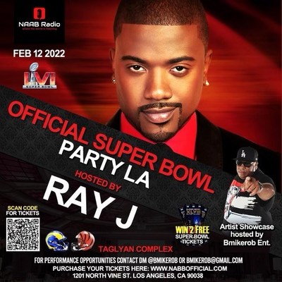 NAAB Radio Official Super Bowl LVI Pre-Party flyer