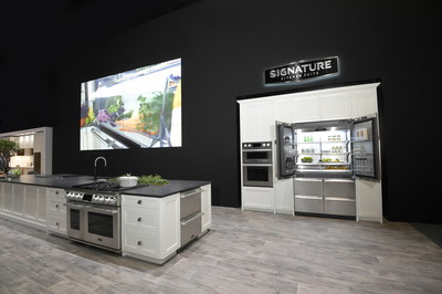 KBIS 2022.  Signature Kitchen Suite Space at the LG Booth
