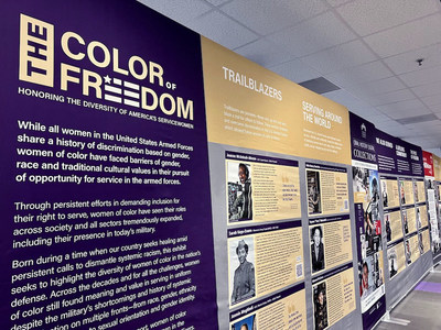 The Military Women's Memorial's "Color of Freedom" Traveling Exhibit