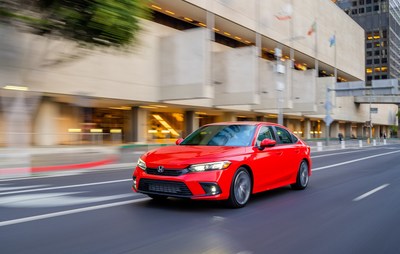 Driven by the popularity of the all-new 11th-generation Civic, recently named the 2022 North American Car of the Year, the Honda Civic is the best-selling retail passenger car in the U.S. for the sixth year in a row. Civic has also dominated the compact car segment for 12 consecutive years and in 2021, captured one in four retail sales in the category. 