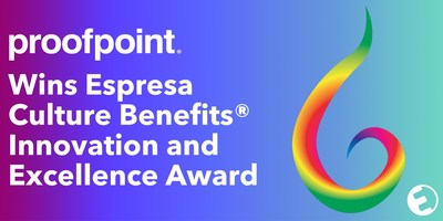 Proofpoint Wins Espresa Award for Culture Benefits® Innovation and Excellence