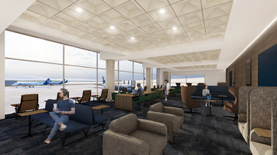 Reimagined space coming to the Alaska Airlines Lounge at the D Concourse in Seattle.