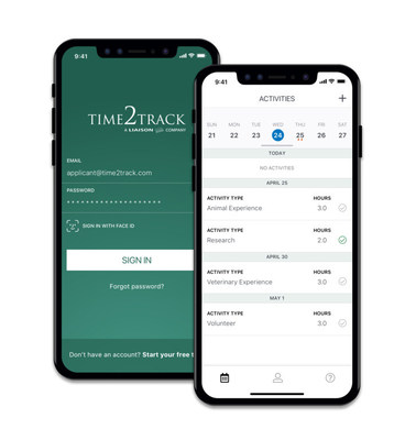 Time2Track App Screens