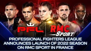 PROFESSIONAL FIGHTERS LEAGUE ANNOUNCES LAUNCH OF 2022 SEASON ON RMC SPORT IN FRANCE