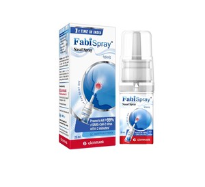 COVID-19 के वयस्क रोगियों के उपचार के लिए, SaNOtize के साथ Glenmark, भारत में Nitric Oxide Nasal Spray (FabiSpray®) लॉन्च करता है