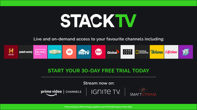 STACKTV NOW AVAILABLE ON ROGERS IGNITE TV AND IGNITE SMARTSTREAM