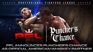 PROFESSIONAL FIGHTERS LEAGUE ANNOUNCES WOLF SPIRIT'S PUNCHER'S CHANCE® BOURBON AS OFFICIAL WHISKEY PARTNER