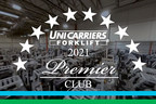 Mitsubishi Logisnext Americas Group Celebrates UniCarriers® Forklift's Premier Club Winners for 2021