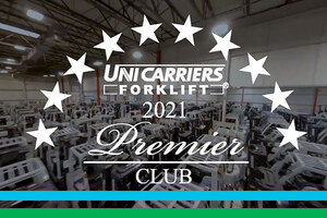 Mitsubishi Logisnext Americas Group Celebrates UniCarriers® Forklift's Premier Club Winners for 2021