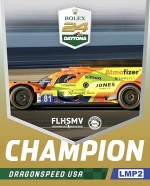 Rembrandt Charms Sponsored Car Wins at 24 Hours of Daytona