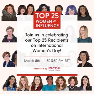 Ricoh Canada partners with Women of Influence to host the 2022 Top 25 Women of Influence™ Awards - A celebration of Canada's diverse role models