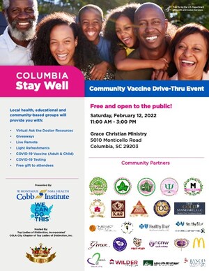 As Omicron Continues to Spread at a High Rate, Cobb/NMA Health Institute Emphasizes the Importance of COVID-19 Vaccinations and Boosters for Columbia's African American Community