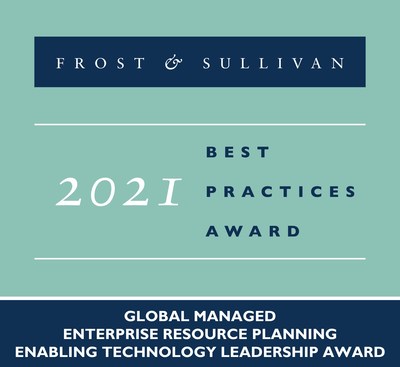 2021 Global Managed Enterprise Resource Planning Enabling Technology Leadership Award