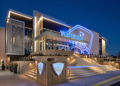 The Topgolf Glasgow design will be similar to the Topgolf Germantown venue in Maryland featured in the photo. Architectural Photography by Michael Baxter, Baxter Imaging LLC