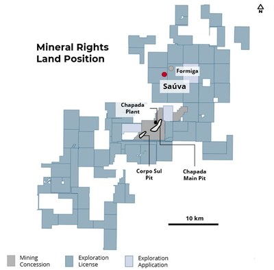 Figure 1 – Saúva Discovery Area (CNW Group/Lundin Mining Corporation)