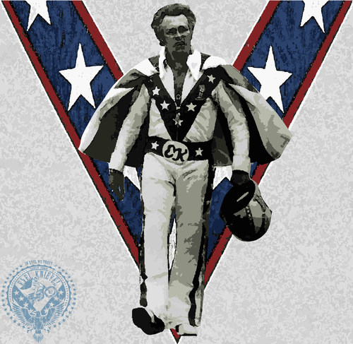 Portrait of daredevil Evel Knievel, released as an NFT