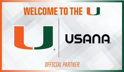University of Miami Announces Team Nutrition-Based Partnership with USANA