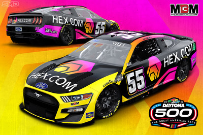 The Hex.com & MBM Motorsports #55 Ford to debut at the Daytona 500 driven by NASCAR veteran J. J. Yeley