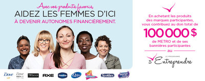 S'Entreprendre aide les femmes d'ici  atteindre l'autonomie financire (Groupe CNW/Fondation Lise Watier)