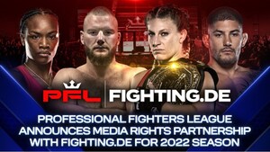 PROFESSIONAL FIGHTERS LEAGUE ANNOUNCES MEDIA RIGHTS PARTNERSHIP WITH FIGHTING.DE FOR 2022 SEASON