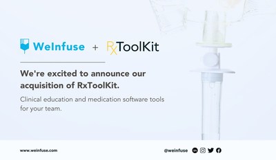 WeInfuse and RxToolKit Acquisition