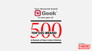 Geek named in the top 100 of YourStory's '500 Challenger' Direct to Consumer Brands in India
