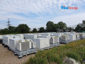 Trina Storage passe au système de stockage par batterie de 50 MW/56,2 MWh au Royaume-Uni