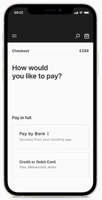 Pay by Bank on mobile phone