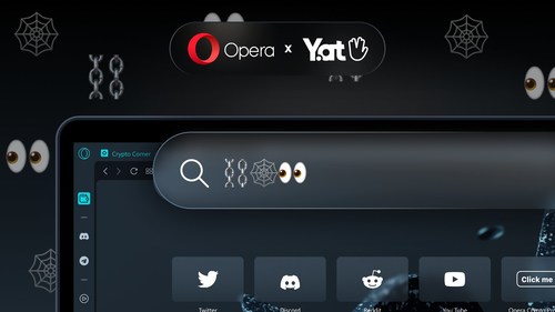 Opera becomes the first browser to integrate emoji-only web addresses through a partnership with Yat