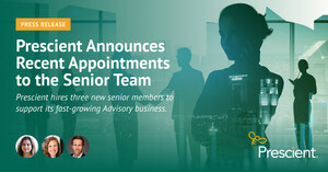Prescient Announces Recent Appointments to the Senior Team