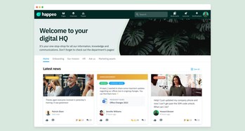With Happeo, companies that use Google Workspace to collaborate can create a digital HQ that serves as a central source of truth for all knowledge and internal communications in a hybrid work environment.