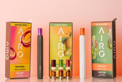 AIROPro Vaporizer, Artisan Series and Strain Series featured (CNW Group/YourWay Cannabis Brands)