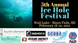 Ice Hole Festival in Sioux Falls, South Dakota creates excitement, draws flocks of Scuba Divers for the past 5 years!