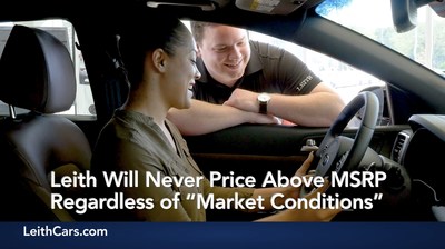 Buying a new car in the current market shouldn't mean paying more than MSRP, and at LeithCars.com, you won't.