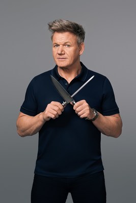 Gordon Ramsay HexClad Knife Set - Japanese Damascus Steel 