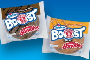 New Caffeinated Hostess Boost™ Jumbo Donettes® Deliver a Boost of Energy in Every Sweet Bite