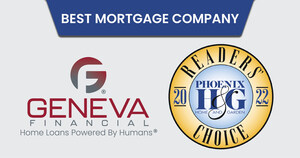 Geneva Financial Named Best In Mortgage for Phoenix Home &amp; Garden Readers' Choice Awards