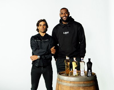 Diego Osorio, founder of Lobos 1707, and investor LeBron James