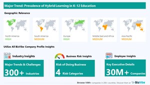 BizVibe's K-12 Publishing Company Analysis Highlights Key Insights in the Area of Key Industry Trends and Challenges, Risk of Doing Business, Geographic Relevance, and Category Influence
