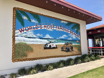 A stop along the Mural Trail at Crabby's Oceanside in Daytona Beach, FL