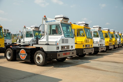 With deployments across 24 states, Canada and the Caribbean, Orange EV is leading the charge in Class 8, heavy-duty, electric terminal trucks.