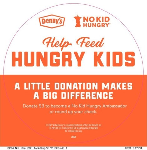 Denny's and No Kid Hungry