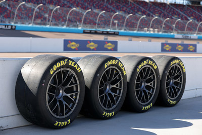 The NASCAR Next Gen tire was a two-year development process that consisted of close collaboration with original equipment manufacturers (OEMs), NASCAR, race teams and drivers, undergoing tests at over 25 tracks, from superspeedways to short tracks and road courses. (The Marketing Arm images for Goodyear)