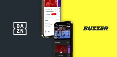 BUZZER AND DAZN PARTNER TO BRING LIVE SHORT-FORM SPORTS CONTENT TO MOBILE-FIRST FANS