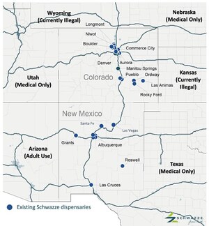 SCHWAZZE CLOSES ACQUISITION OF COLORADO CULTIVATION GROWER BROW 2, LLC