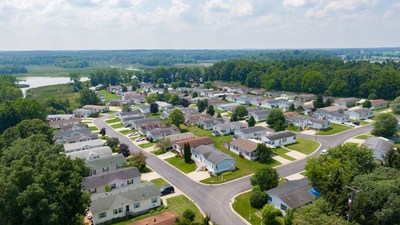 Residents enjoy well-maintained grounds and newly paved roads