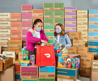 Just in time for National Girl Scout Cookie Weekend, GSUSA and DoorDash have teamed up for same day delivery in select markets, all while supporting the leadership journey of the girls who sell them. Credit: DoorDash